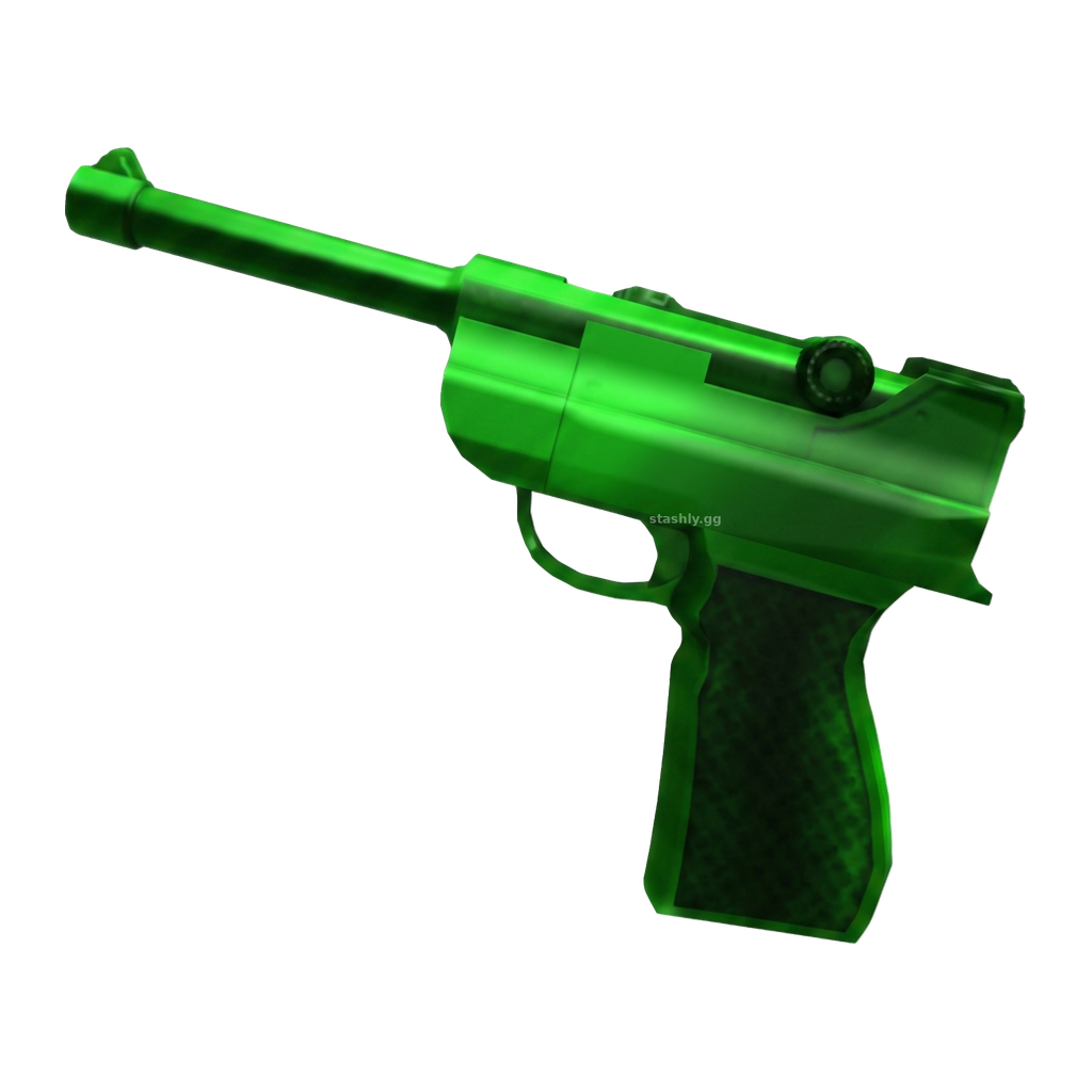 Green Luger Gun