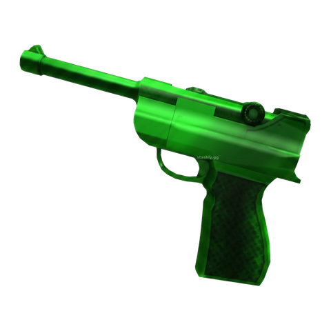 Green Luger Gun