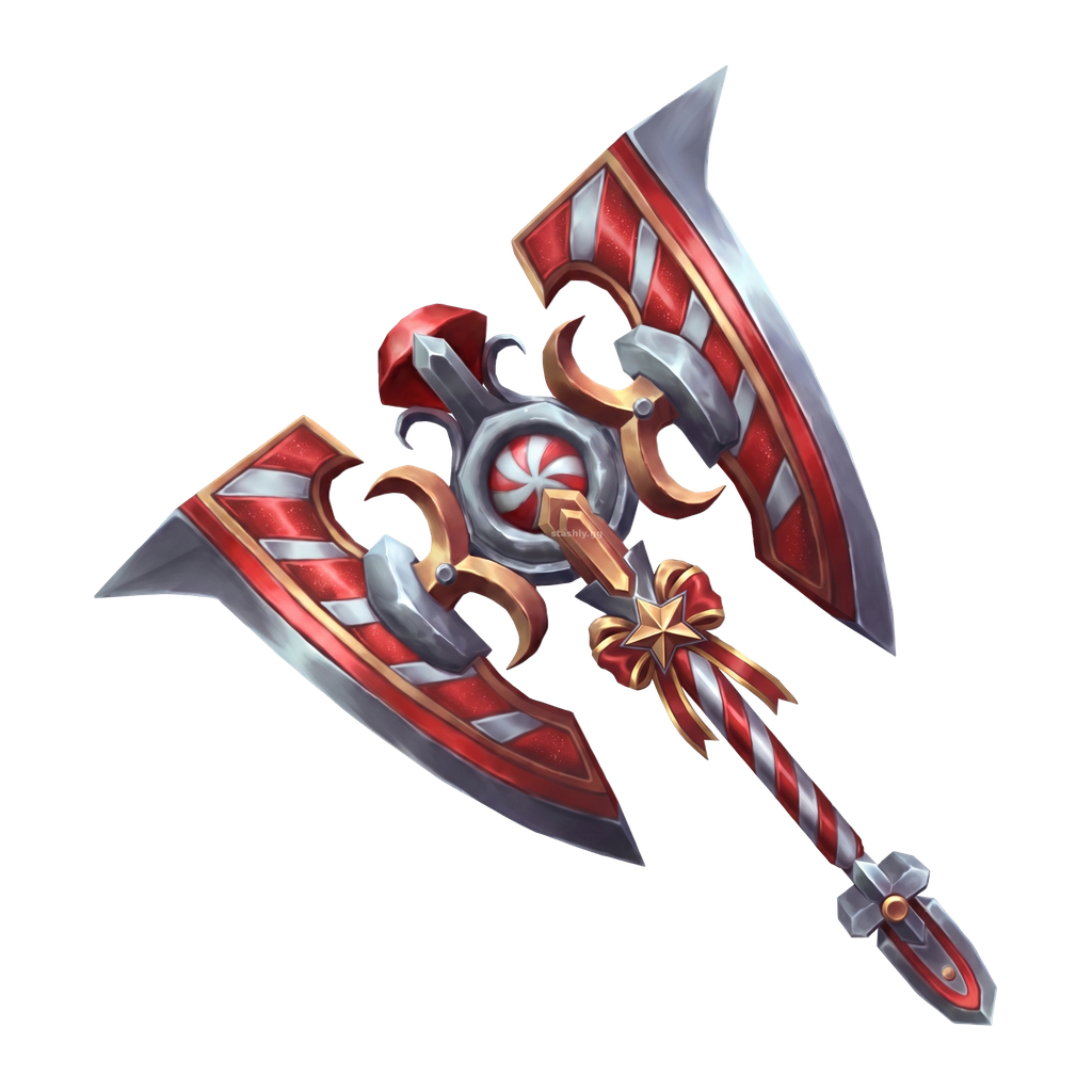 Swirly Axe Knife